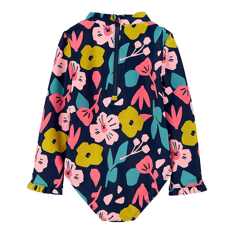 2023. aasta uus laste ujumistrikoo, pikkade varrukatega, ühes tükis päevitatud rannas päikesekaitsega ujumisriided, tüdrukute UV-kaitsega ujumistrikoo