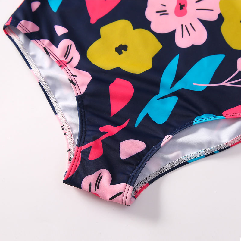 2023. aasta uus laste ujumistrikoo, pikkade varrukatega, ühes tükis päevitatud rannas päikesekaitsega ujumisriided, tüdrukute UV-kaitsega ujumistrikoo