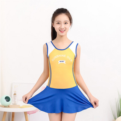 Jauki bērnu peldkostīmi meitenēm peldkostīmi bokseri viengabala peldkostīms svārki niršanas kostīms bērnu peldkostīms ar rāvējslēdzēju cieši pieguļošs peldkostīms