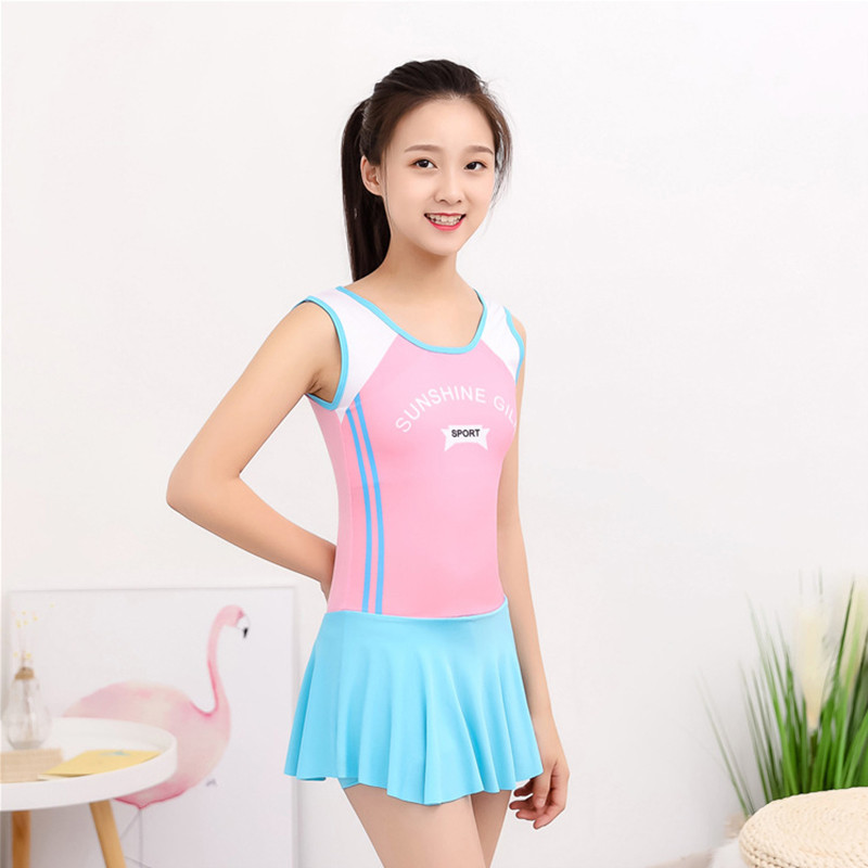 Jauki bērnu peldkostīmi meitenēm peldkostīmi bokseri viengabala peldkostīms svārki niršanas kostīms bērnu peldkostīms ar rāvējslēdzēju cieši pieguļošs peldkostīms