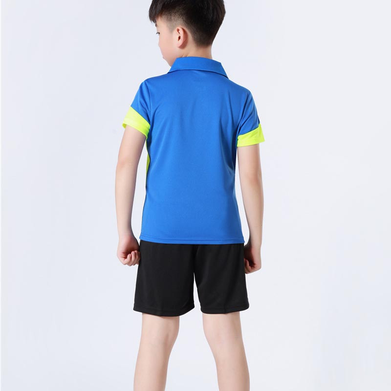 Zēni Meiteņu krekliņi T krekls Vasaras Ātri Žāvējams Galda teniss Bērnu Badmintona Krekli Sporta zāle Skriešanas Sacensības Sporta Formas