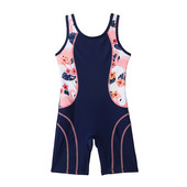 Bērnu meiteņu sporta sporta zēnu peldkostīms viengabala bērnu kājas tērpa peldkostīmi 2023 UPF 50+ Sun Protection Race peldkostīms