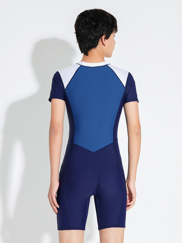 Aitonoble 2023 New Kids Rash Guard — 10–15 gadi zēniem viengabala peldkostīmi pusaudžiem, peldkostīms, niršanas tērps, izsitumu aizsargs zēniem