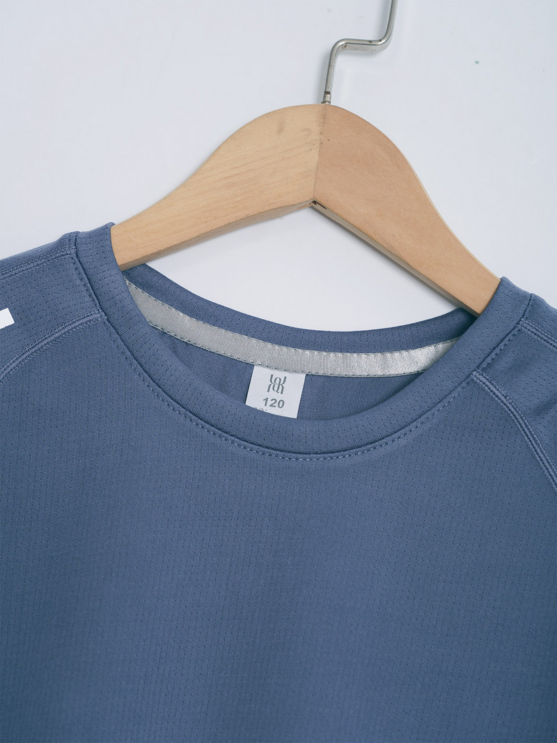 Djeca, dječaci, trčanje, tenis, majica s raglan rukavima, modna ležerna majica s okruglim izrezom, sportska majica za nogomet, košarkaška majica za vježbanje