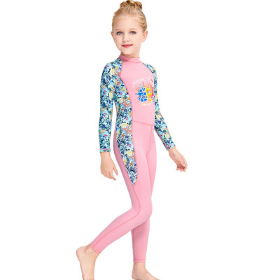 Παιδικά μαγιό Sea Scuba Παιδικά Λεπτά αθλητικά μαγιό Κορμάκια για κορίτσια Rash Guard Suits Λεπτή στολή βρεγμένης κολύμβησης Σετ κατάδυσης