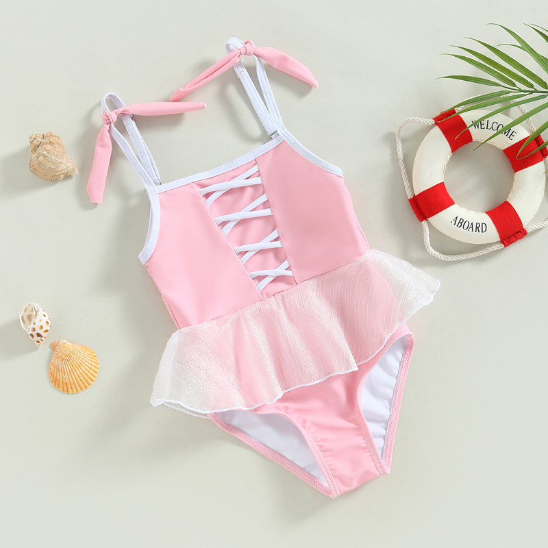 Yiiciovy 1–6 gadus veci mazuļi, bērni, meitenes, princeses, peldkostīms, salds bezpiedurkņu pārsējs, tilla peldkostīmi, vasaras pludmales bodiji