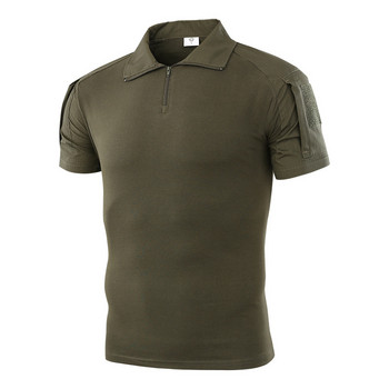 Военна армейска тениска Мъжка камуфлажна тактическа риза US Army Combat Uniform Shirt Cargo Multicam Airsoft Paintball Тактически дрехи