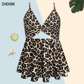 SHEKINI meiteņu peldkostīms ar V veida izgriezumu viengabala peldkleita peldēšanai 6-14 gadi Vasaras sporta pludmales apģērbi Peldkostīmi