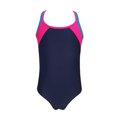 SHEKINI meiteņu peldkostīms ar dubultām siksnām, krusteniskas muguras siksnas viendaļīgs peldkostīms 6-14 gadu vasaras sporta pludmales apģērbs