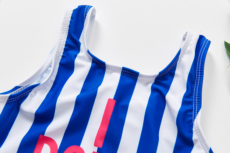 2021-es egyrészes lány fürdőruha 2-10 éves csíkos fürdőruha csecsemő lányoknak egyrészes csíkos fürdőruha kislányoknak