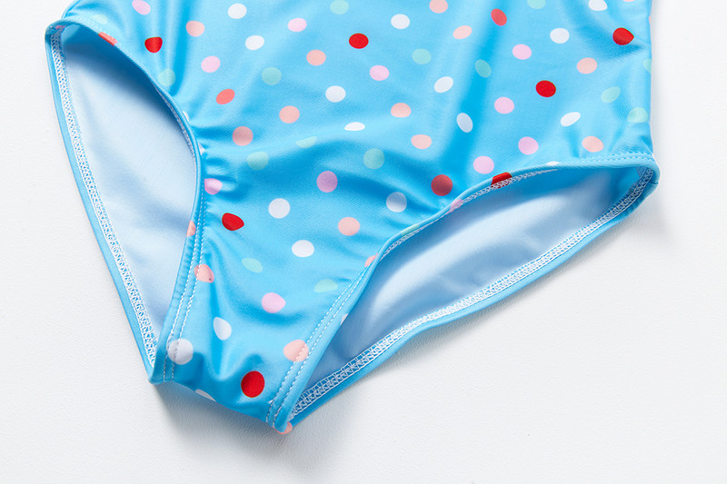 2021-es, egyrészes, kék pöttyös fürdőruha lányoknak, 2-9 éves korig, egyrészes, csíkos fürdőruha lányoknak, gyermek fürdőruhák