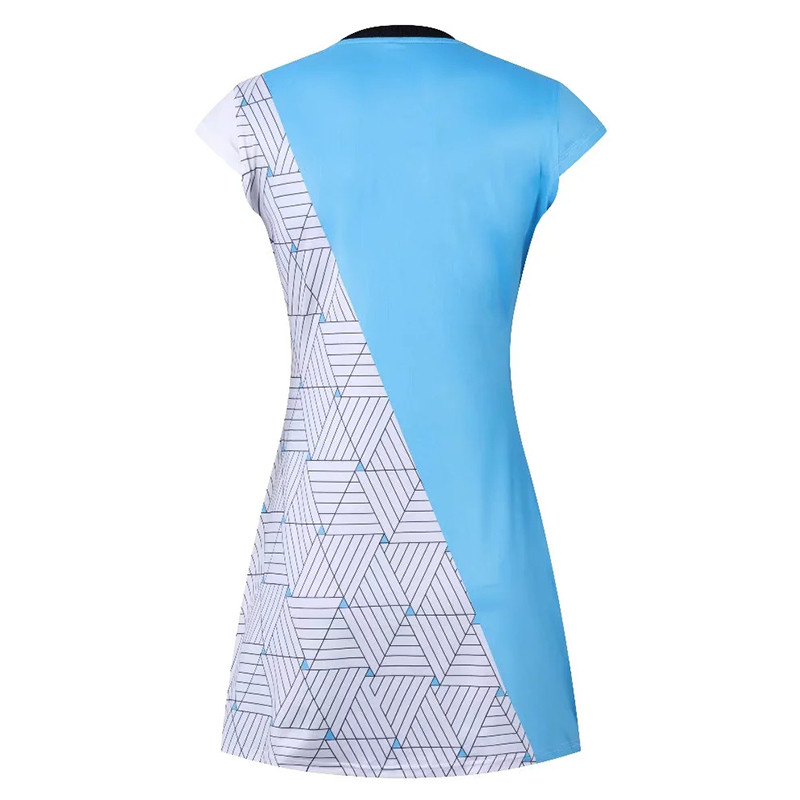 Tenisa krekli 2 vienā Sieviešu svārki ar T krekli Badmintona galda tenisa svārki Elpojoši pret noplūdes jogas golfa skriešanas svārki