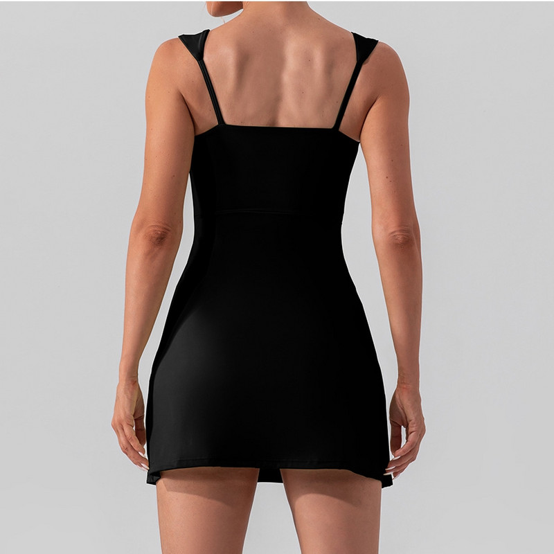 Seksikad päitsed Spordikleidid Naistele Hingavad värvid Jooga Tennise Kleit Õues Golfi Kleit Sulgpalli Tennise komplektid Aktiivne kleit