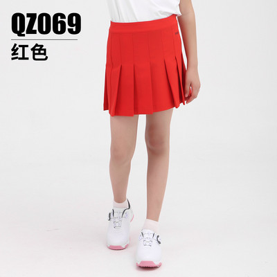 PGM Sieviešu golfa svārki Ikdienas kroku svārki Sportiski meiteņu badmintons galda teniss ar augstu vidukli, sporta īsi svārki QZ069