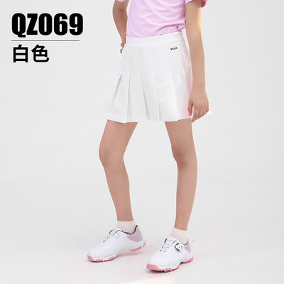 PGM Sieviešu golfa svārki Ikdienas kroku svārki Sportiski meiteņu badmintons galda teniss ar augstu vidukli, sporta īsi svārki QZ069