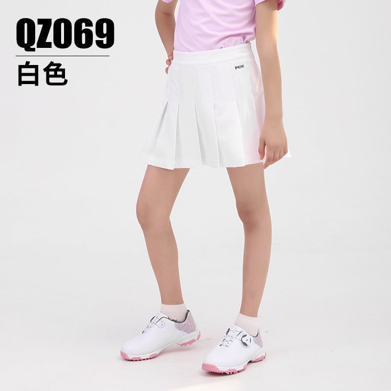 PGM Sieviešu golfa svārki Ikdienas kroku svārki Sportiski meiteņu badmintons galda teniss ar augstu vidukli, sporta īsi svārki QZ069