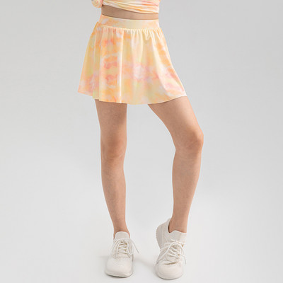 Bērnu golfa tenisa svārki ar šortiem meiteņu sporta skorts skriešanas dejas 2 vienā culottes vasaras atlētisks, elpojošs, foršs audums