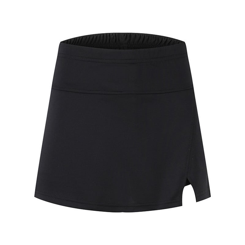 Gyerek lányok oldalra hasított teniszszoknya lezser egyszínű golf tenisz tollaslabda jóga futósport miniszoknya beépített rövidnadrággal