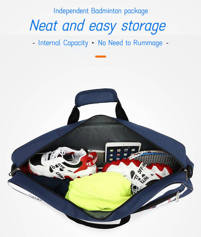 Jõusaalikotid fitness-treeninguteks Välispordikott veekindel sportlik meeste naiste kott välitingimustes kaasaskantav sulgpallireketikott Tennisekott