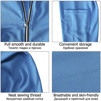Ανδρικό πουκάμισο ψαρέματος Anti UV Ρούχα Αντιηλιακή Προστασία με κουκούλα πουλόβερ γρήγορου στεγνώματος αναπνέον πουλόβερ ψαρέματος φοράει πουκάμισο αναρρίχησης πεζοπορίας