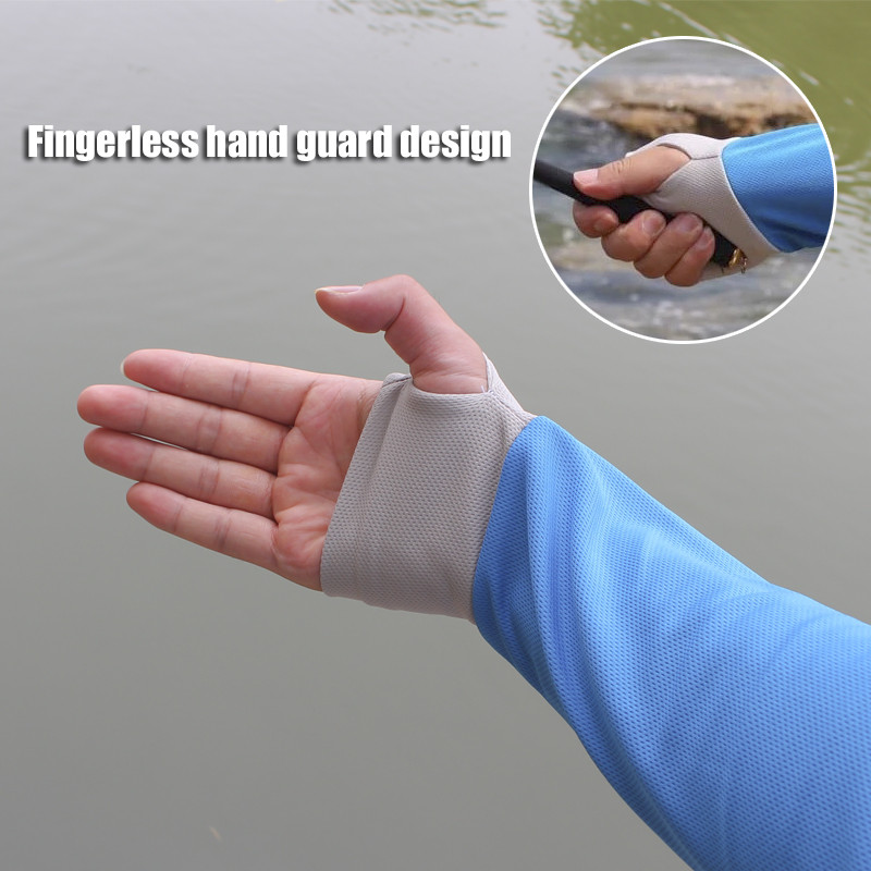 Vīriešu makšķerēšanas krekls Anti-UV Drēbes Saules aizsardzība Hoody Pulovers Ātri Dry Elpojošs Makšķerēšanas džemperis Valkā pārgājienu kāpšanas krekls