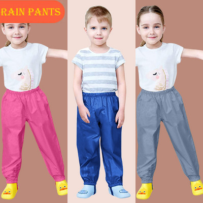 2023 Αδιάβροχο παιδικό παντελόνι Mud Παιδικό λεπτό αντιανεμικό και αναπνεύσιμο παντελόνι βροχής εξωτερικού χώρου Pantalones Niña Брюки Для Девочек
