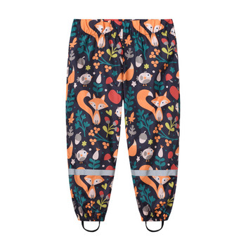 Детски дъждовни панталони Висококачествени дъждовни панталони за детско облекло Цветя Бебешки дрехи за момичета Ежедневни момичета Бързосъхнещи панталони