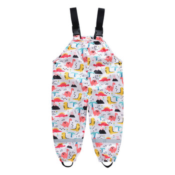 Παιδικά Παιδικά αδιάβροχα παντελόνια βροχής Εκτύπωση κινουμένων σχεδίων αδιάβροχη φόρμα για μωρά αγόρια για κορίτσια Σιδεράκια φόρμες μόδας παιδικές φόρμες