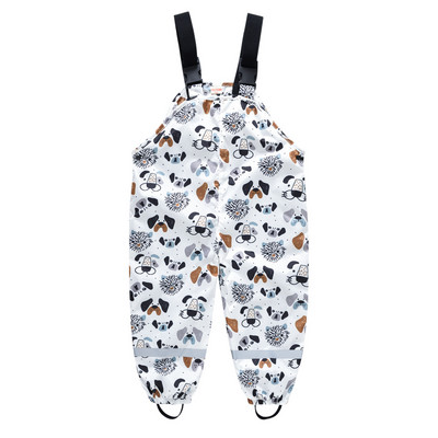 Bērni Bērni Ūdensnecaurlaidīgas lietus bikses Karikatūra Apdruka Ūdensizturīgi Kombinezoni Zēniem Zēniem Meitenēm Bikšturi Kombinezoni Modes Bērnu Kombinezoni