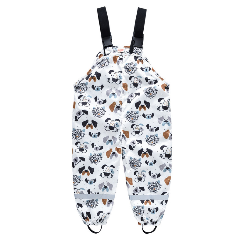 Bērni Bērni Ūdensnecaurlaidīgas lietus bikses Karikatūra Apdruka Ūdensizturīgi Kombinezoni Zēniem Zēniem Meitenēm Bikšturi Kombinezoni Modes Bērnu Kombinezoni