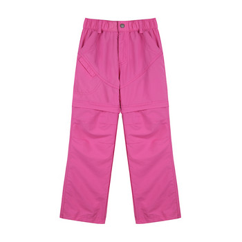 Φθινόπωρο Άνοιξη Quick Dry Αδιάβροχο παιδικό παντελόνι εξωτερικού χώρου αγόρια κορίτσια Αθλητικά παντελόνια πεζοπορίας Παιδικά αποσπώμενα σορτς + ρούχα παντελόνι