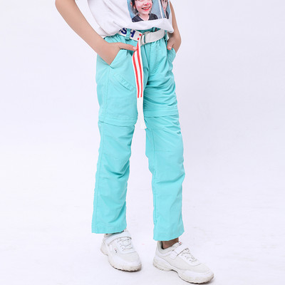 Rudens pavasaris Ātri nožūst Ūdensnecaurlaidīgi Bērni Āra Bikses Zēni Meitenes Sports Pārgājienu Bikses Bērniem Noņemami Šorti + Bikses Apģērbi