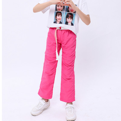 Rudens pavasaris Ātri nožūst Ūdensnecaurlaidīgi Bērni Āra Bikses Zēni Meitenes Sports Pārgājienu Bikses Bērniem Noņemami Šorti + Bikses Apģērbi