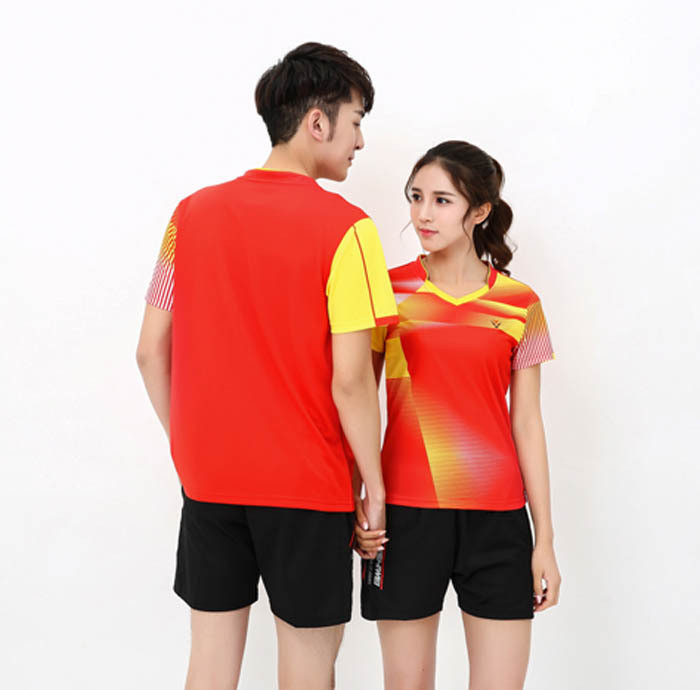 Μπλουζάκι μπάντμιντον Ζέρσεϊ Ζευγάρια Unisex Πουκάμισα πινγκ πονγκ Τζέρσεϊ M-4XL που αναπνέει Quick Dry ανδρικό/γυναικείο σορτς μπάντμιντον