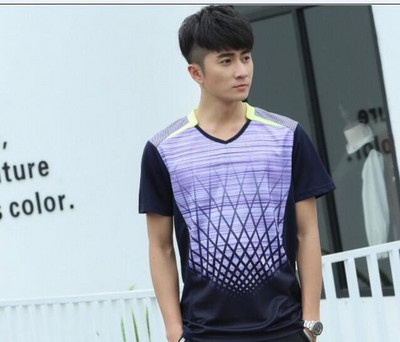 ανδρική παίκτρια μπάντμιντον για τένις καμισέτας τένις, ρούχα τένις για άνδρες, μπλουζάκι μπάντμιντον γυναικών, ρόπα για μπάντμιντον M-4XL