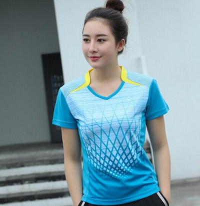 ανδρική παίκτρια μπάντμιντον για τένις καμισέτας τένις, ρούχα τένις για άνδρες, μπλουζάκι μπάντμιντον γυναικών, ρόπα για μπάντμιντον M-4XL