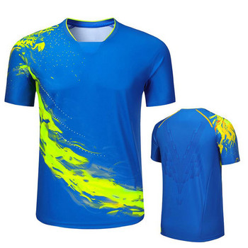 Τελευταίες μπλούζες πινγκ πονγκ Κίνας για άνδρες γυναίκες Παιδιά μπλουζάκια πινγκ πονγκ Μπλουζάκια πινγκ πονγκ Μπλουζάκια μπάντμιντον Ομαδικό παιχνίδι αθλητικό μπλουζάκι