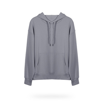 Jaunums Sieviešu brīvā laika sporta jogas sporta džemperis Sieviešu džemperis ar garajām piedurknēm ar kapuci, krītot uz pleciem