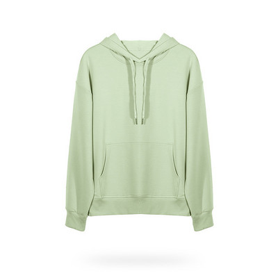 Jaunums Sieviešu brīvā laika sporta jogas sporta džemperis Sieviešu džemperis ar garajām piedurknēm ar kapuci, krītot uz pleciem