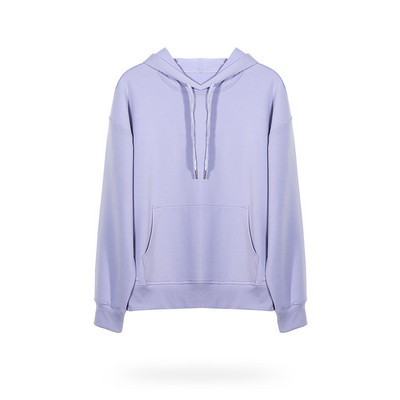 Jaunums Sieviešu brīvā laika sporta jogas sporta džemperis Sieviešu džemperis ar garajām piedurknēm ar kapuci, krītot uz pleciem