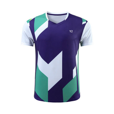 Jauns badmintona apģērbs vīriešiem sievietēm bērniem ar īsām piedurknēm sporta zāle sporta krekls sporta apģērbs galda tenisa sacensības galda tenisa krekls