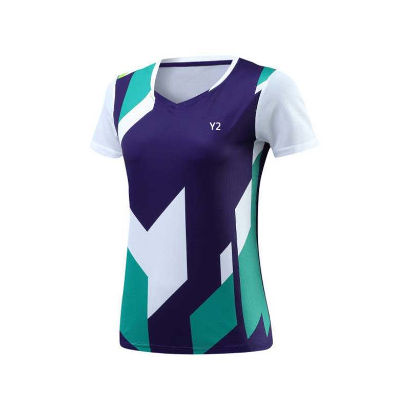 Jauns badmintona apģērbs vīriešiem sievietēm bērniem ar īsām piedurknēm sporta zāle sporta krekls sporta apģērbs galda tenisa sacensības galda tenisa krekls