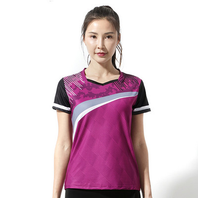 Új női, gyorsan száradó, lélegző, könnyű, rövid ujjú asztalitenisz sportruházat férfiaknak asztalitenisz edzőruhák