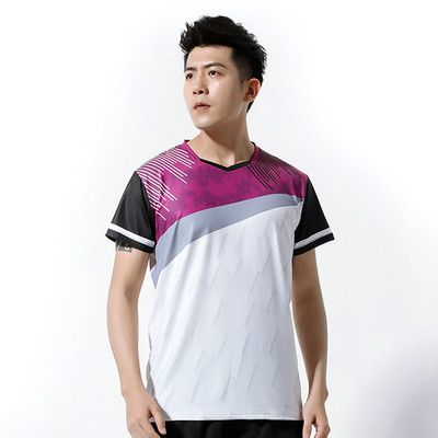 Új női, gyorsan száradó, lélegző, könnyű, rövid ujjú asztalitenisz sportruházat férfiaknak asztalitenisz edzőruhák