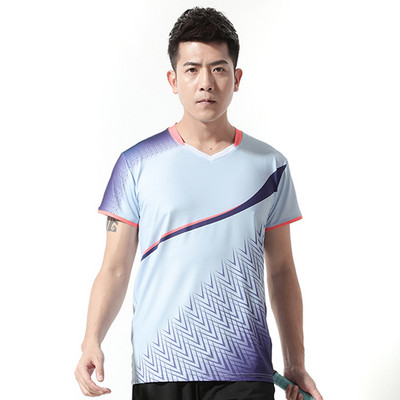 Új női, gyorsan száradó, lélegző, könnyű, rövid ujjú asztalitenisz sportruházat férfiaknak asztalitenisz edzőruhák