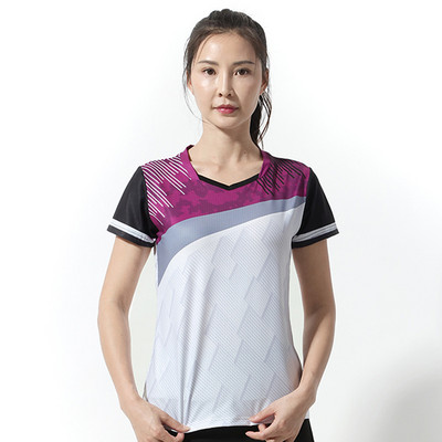 Új női, gyorsan száradó, lélegző, könnyű, rövid ujjú asztalitenisz sportruházat férfiaknak asztalitenisz edzőruhák
