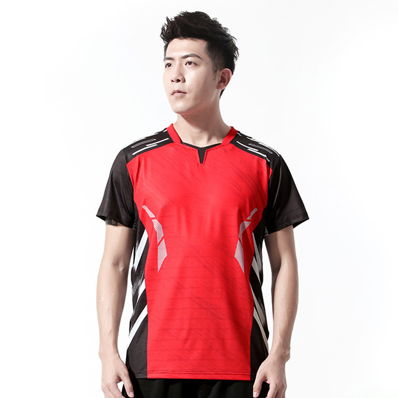 Új női, gyorsan száradó, lélegző, könnyű, rövid ujjú asztalitenisz sportruházat férfiaknak asztalitenisz edzőruhák