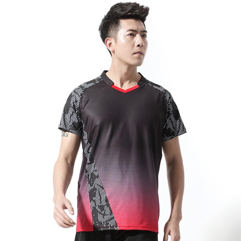 Új női, gyorsan száradó, lélegző, könnyű, rövid ujjú asztalitenisz sportruházat férfiaknak asztalitenisz edzőruhák