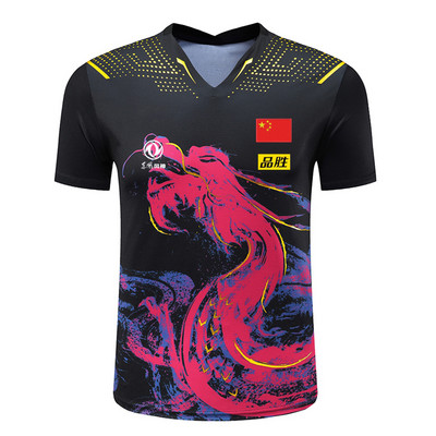 Πρωτάθλημα 2022 ΚΙΝΑ Ομαδικά μπλουζάκια πινγκ πονγκ σορτς Ανδρικά Γυναικεία Παιδική μπλούζα πινγκ πονγκ Μπλουζάκια πινγκ πονγκ αθλητικά πουκάμισα