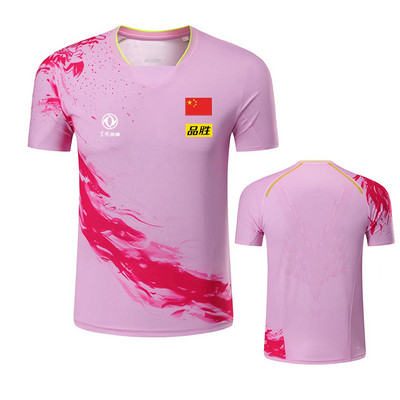 Πρωτάθλημα 2022 ΚΙΝΑ Ομαδικά μπλουζάκια πινγκ πονγκ σορτς Ανδρικά Γυναικεία Παιδική μπλούζα πινγκ πονγκ Μπλουζάκια πινγκ πονγκ αθλητικά πουκάμισα